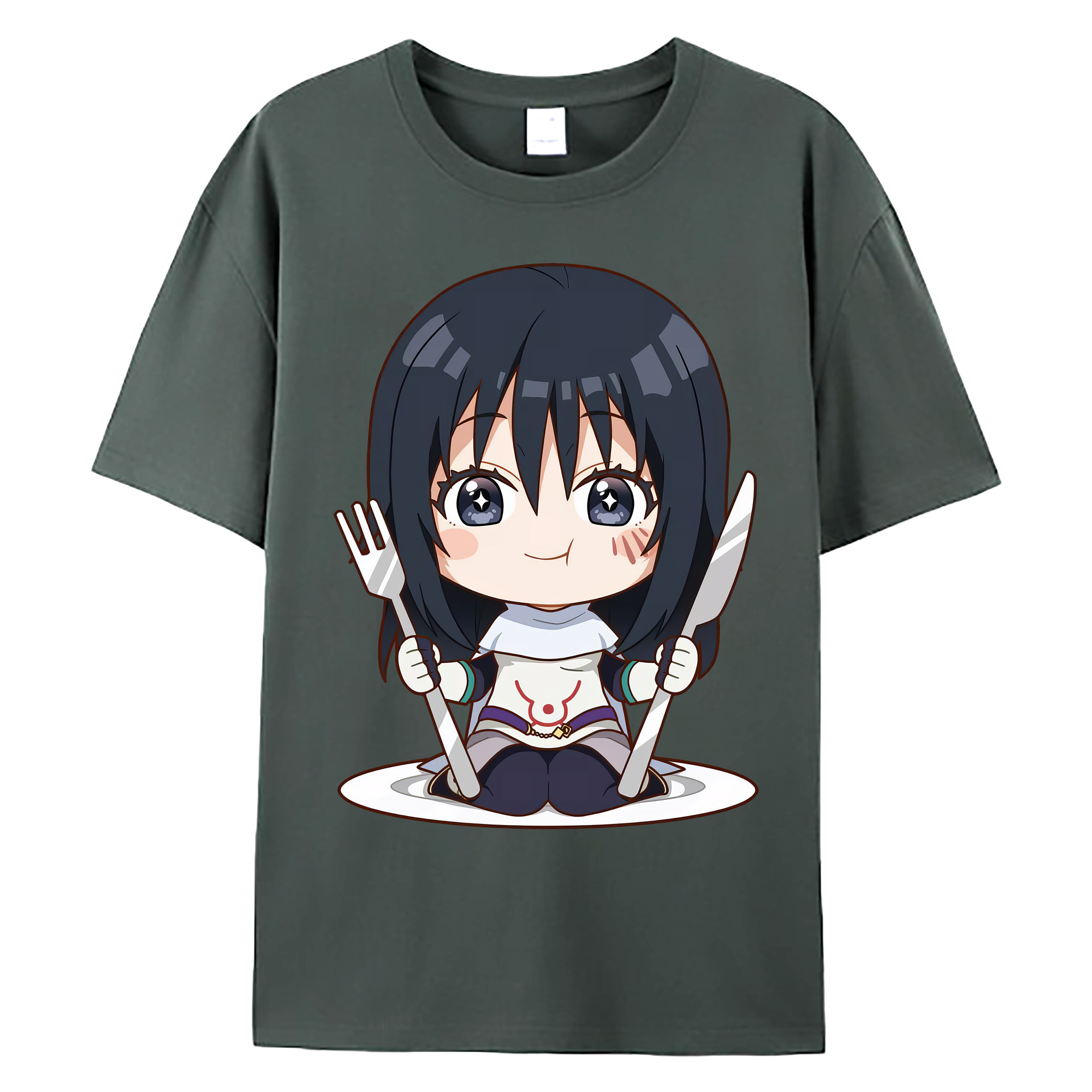 （画像用） 転スラ Regarding Reincarnated to Slime 綿100％ メンズ半袖Tシャツ｜肌触りやわらか＆通気性